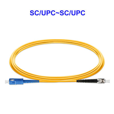 Fiber Patch Cord SC UPC ST UPC Single-Mode Single-Core Carrier-Grade OS2 Pigtail Customization